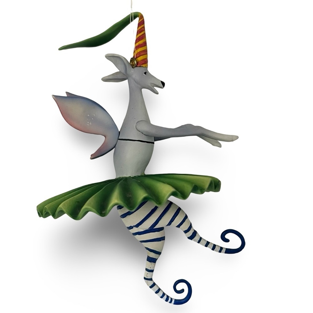 Whimsical Patience Brewster Dog Ballerina Christmas Ornament